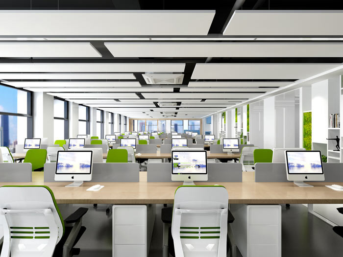 浦東科技公司辦公室設計裝修效果-第3張圖片-上海古都建筑設計集團 浦東科技公司辦公室設計裝修效果-第3張圖片-上海古都建筑設計集團