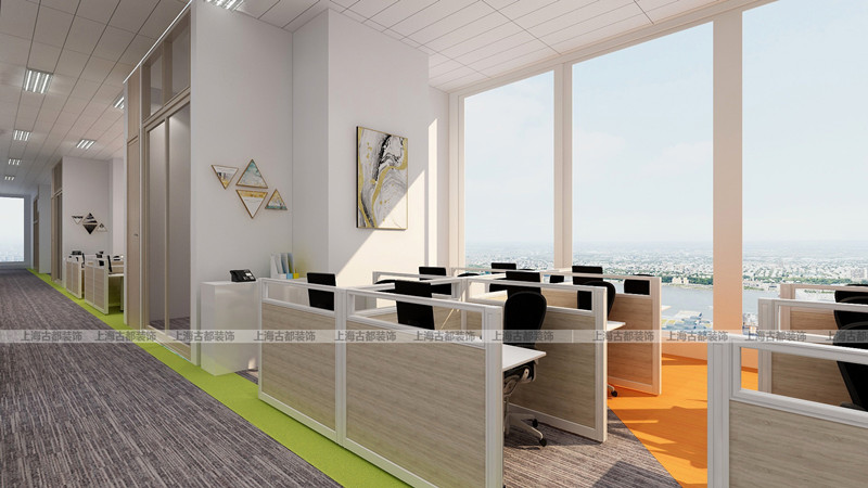 徐匯中鐵傳媒集團辦公室設計效果-第2張圖片-上海古都建筑設計集團