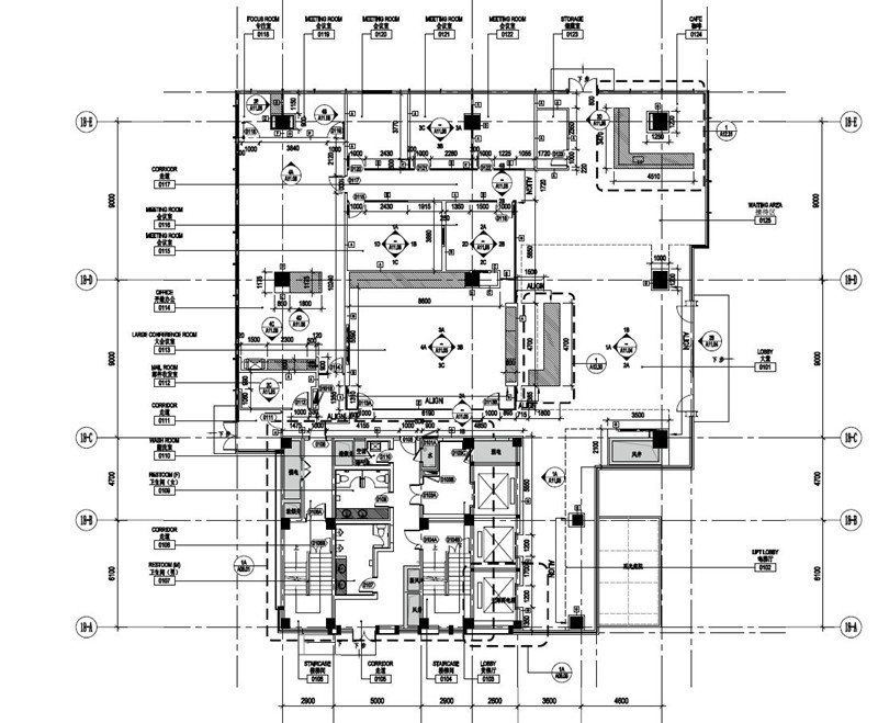 上海閔行大虹橋5100平米辦公樓裝修-第6張圖片-上海古都建筑設計集團 上海閔行大虹橋5100平米辦公樓裝修-第6張圖片-上海古都建筑設計集團