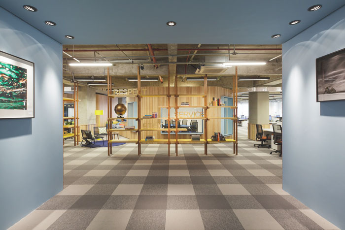 黃浦區550平企業產品展廳裝修設計效果-第2張圖片-上海古都建筑設計集團