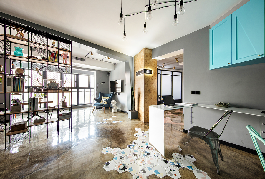 徐匯區(qū)復(fù)式工業(yè)風(fēng)辦公室裝修設(shè)計(jì)-第3張圖片-上海古都建筑設(shè)計(jì)集團(tuán) 徐匯區(qū)復(fù)式工業(yè)風(fēng)辦公室裝修設(shè)計(jì)-第3張圖片-上海古都建筑設(shè)計(jì)集團(tuán)