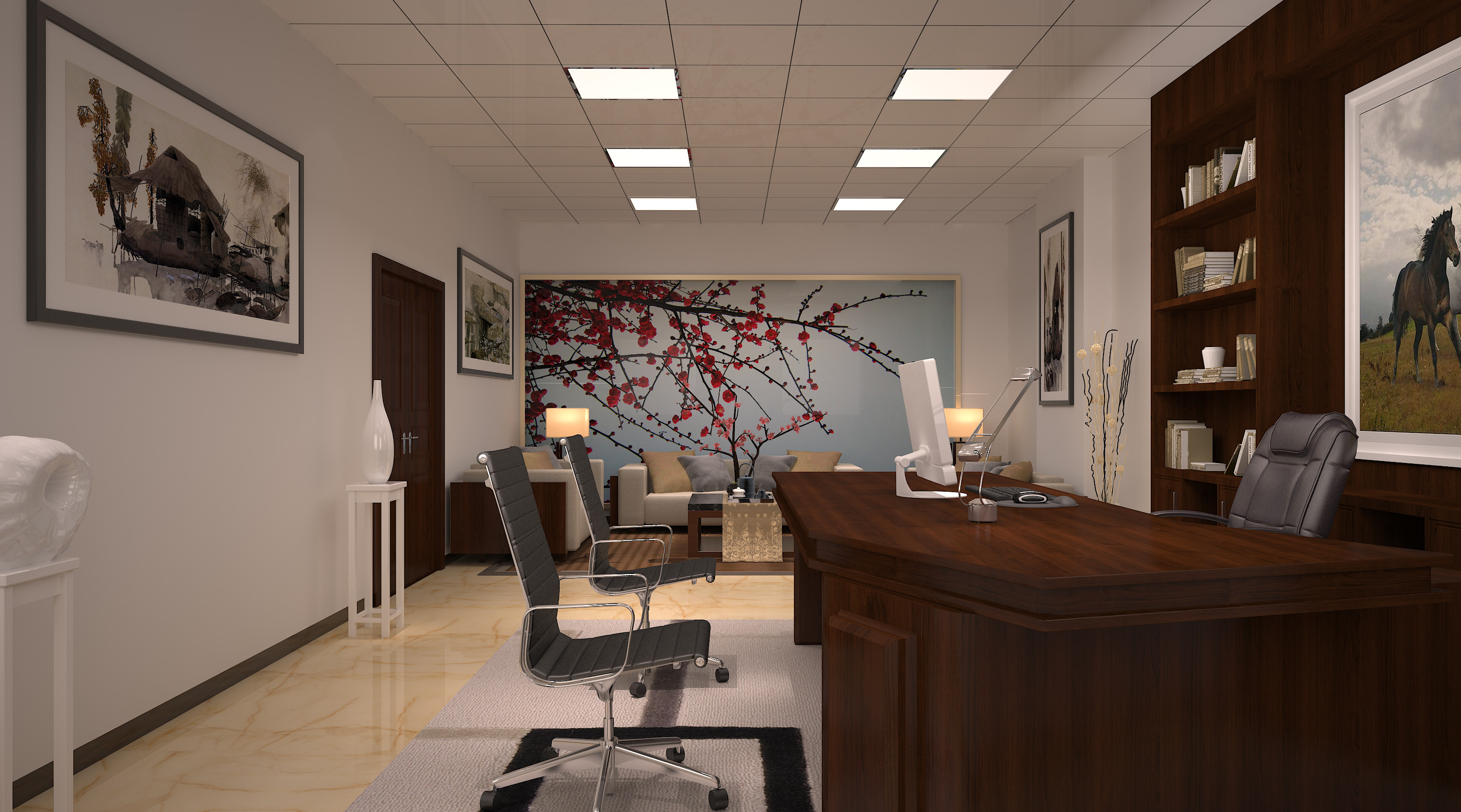 嘉定區辦公室裝修寫字樓裝修設計-第3張圖片-上海古都建筑設計集團 嘉定區辦公室裝修寫字樓裝修設計-第3張圖片-上海古都建筑設計集團