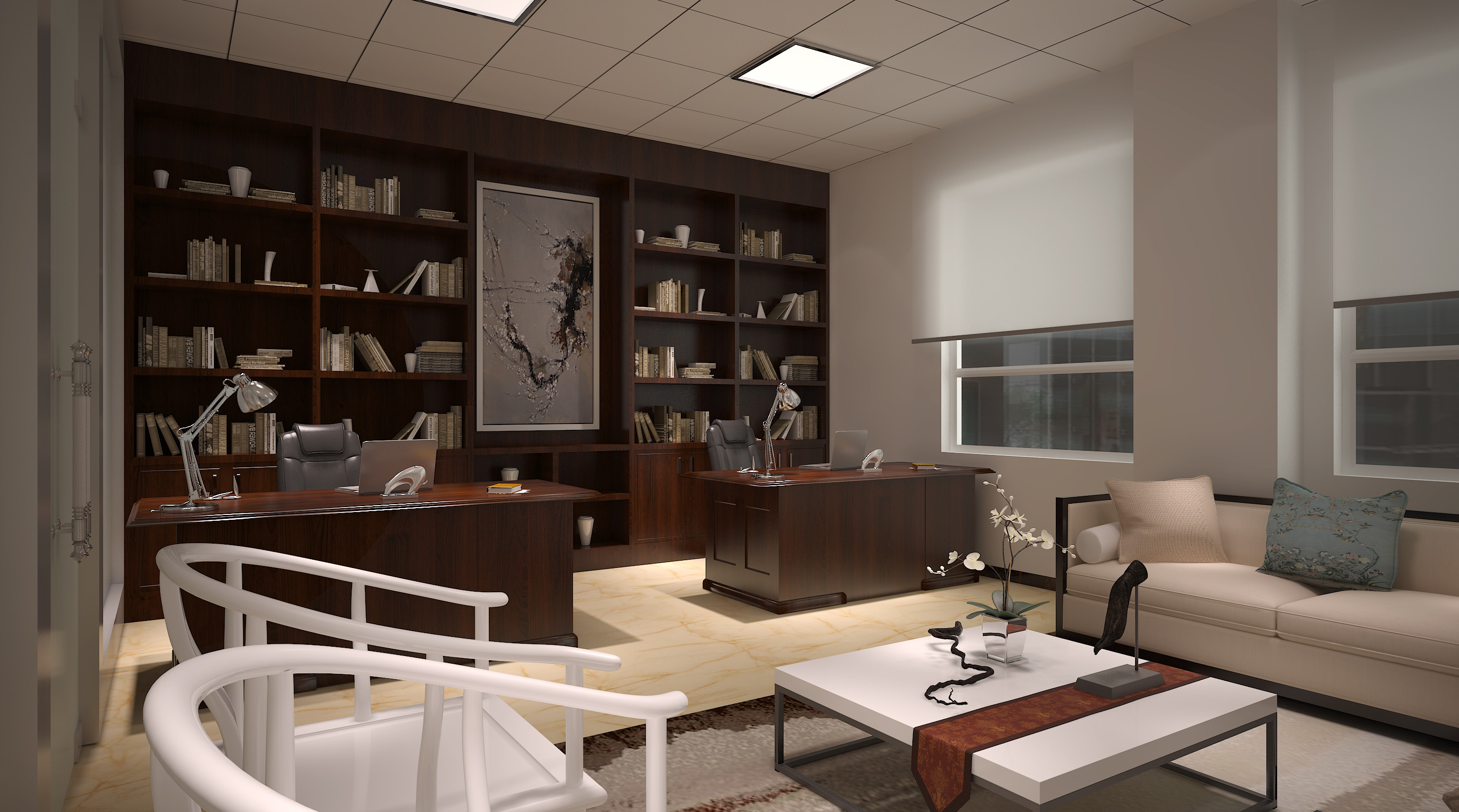 嘉定區辦公室裝修寫字樓裝修設計-第5張圖片-上海古都建筑設計集團 嘉定區辦公室裝修寫字樓裝修設計-第5張圖片-上海古都建筑設計集團