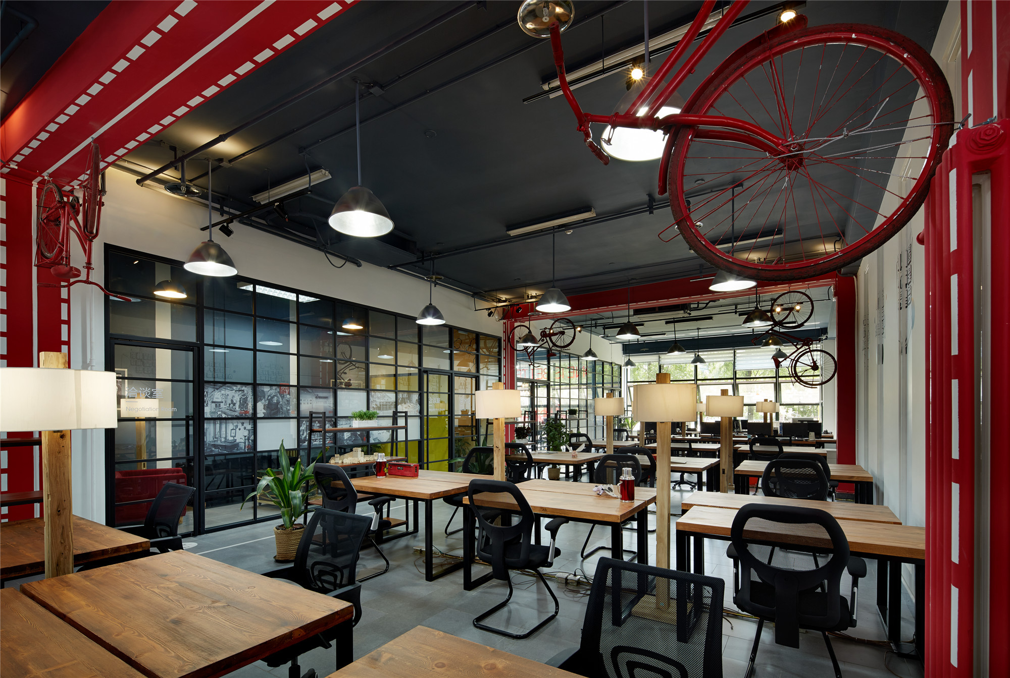 寶山區100平創業公司辦公室裝修設計-第1張圖片-上海古都建筑設計集團 寶山區100平創業公司辦公室裝修設計-第1張圖片-上海古都建筑設計集團