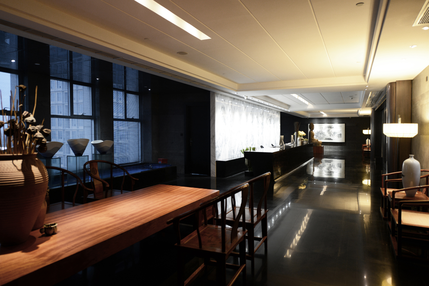 徐匯區儒雅風格辦公室裝修設計-第3張圖片-上海古都建筑設計集團 徐匯區儒雅風格辦公室裝修設計-第3張圖片-上海古都建筑設計集團