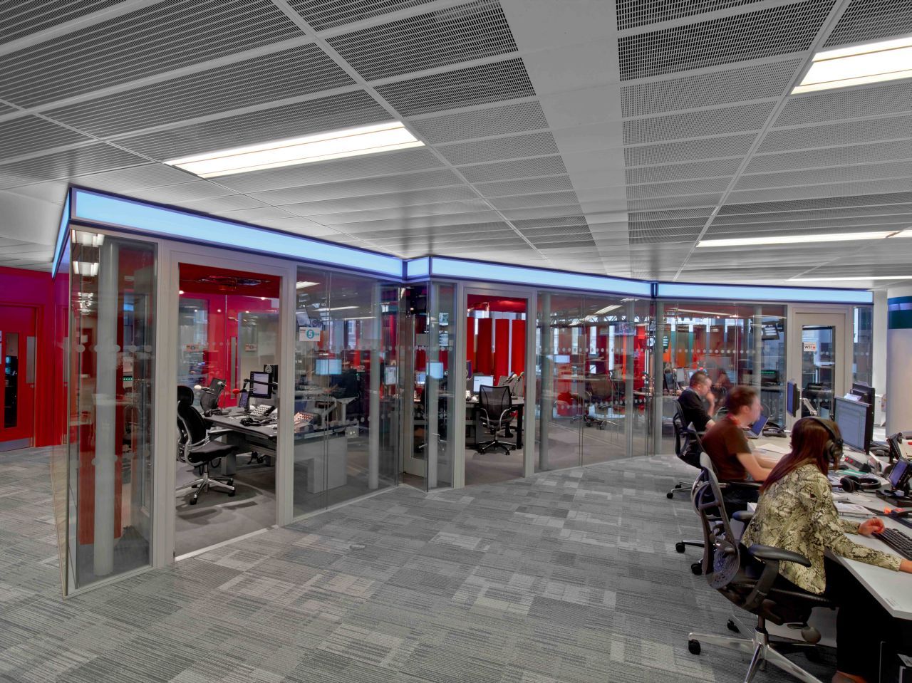 廣電大廈辦公室裝修設計效果圖-第1張圖片-上海古都建筑設計集團 廣電大廈辦公室裝修設計效果圖-第1張圖片-上海古都建筑設計集團