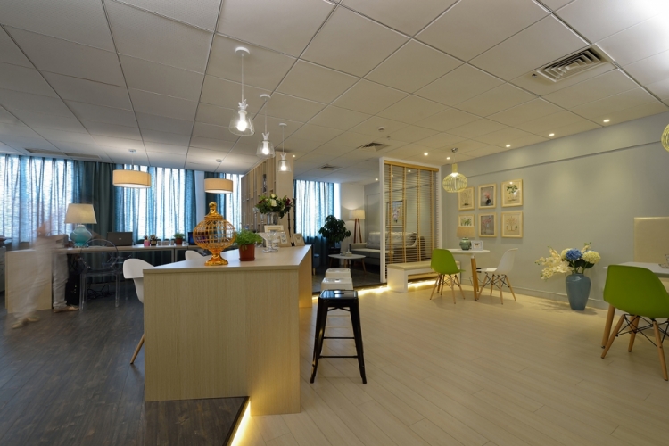 現(xiàn)代簡約時尚辦公室裝修設(shè)計-第5張圖片-上海古都建筑設(shè)計集團