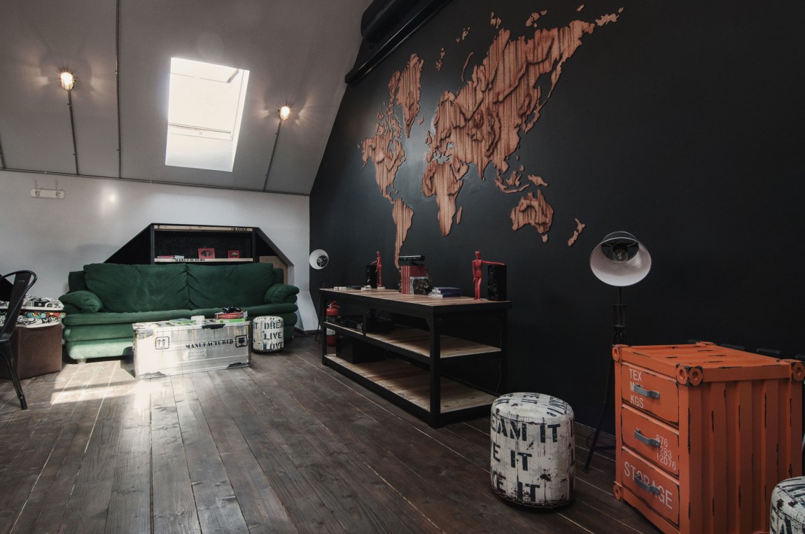 浦東新區120平工業風咖啡廳裝修設計-第6張圖片-上海古都建筑設計集團