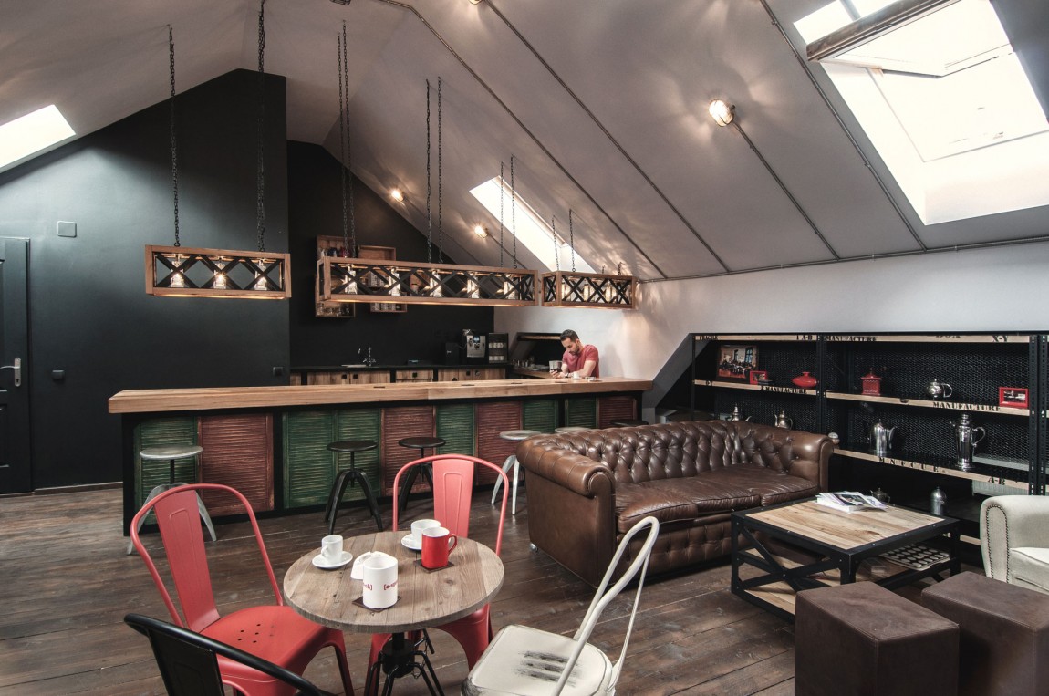 浦東新區120平工業風咖啡廳裝修設計-第9張圖片-上海古都建筑設計集團