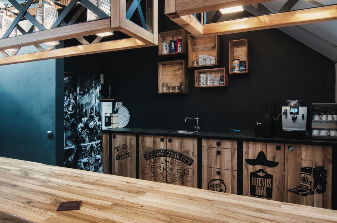 浦東新區120平工業風咖啡廳裝修設計-第11張圖片-上海古都建筑設計集團