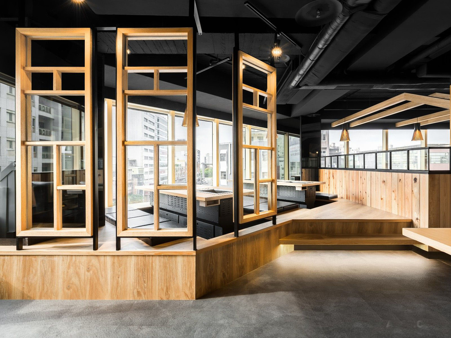 青浦區韓式烤肉辦公室裝修設計-第1張圖片-上海古都建筑設計集團 青浦區韓式烤肉辦公室裝修設計-第1張圖片-上海古都建筑設計集團