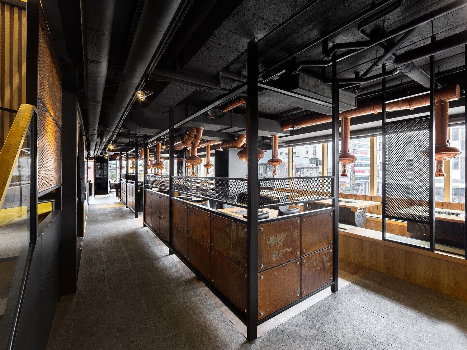 青浦區韓式烤肉辦公室裝修設計-第3張圖片-上海古都建筑設計集團 青浦區韓式烤肉辦公室裝修設計-第3張圖片-上海古都建筑設計集團