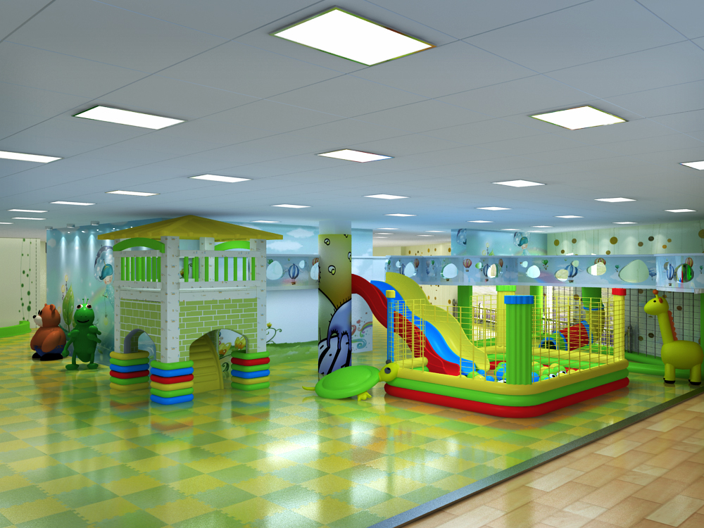 普陀區現代兒童樂園裝修設計-第4張圖片-上海古都建筑設計集團 普陀區現代兒童樂園裝修設計-第4張圖片-上海古都建筑設計集團