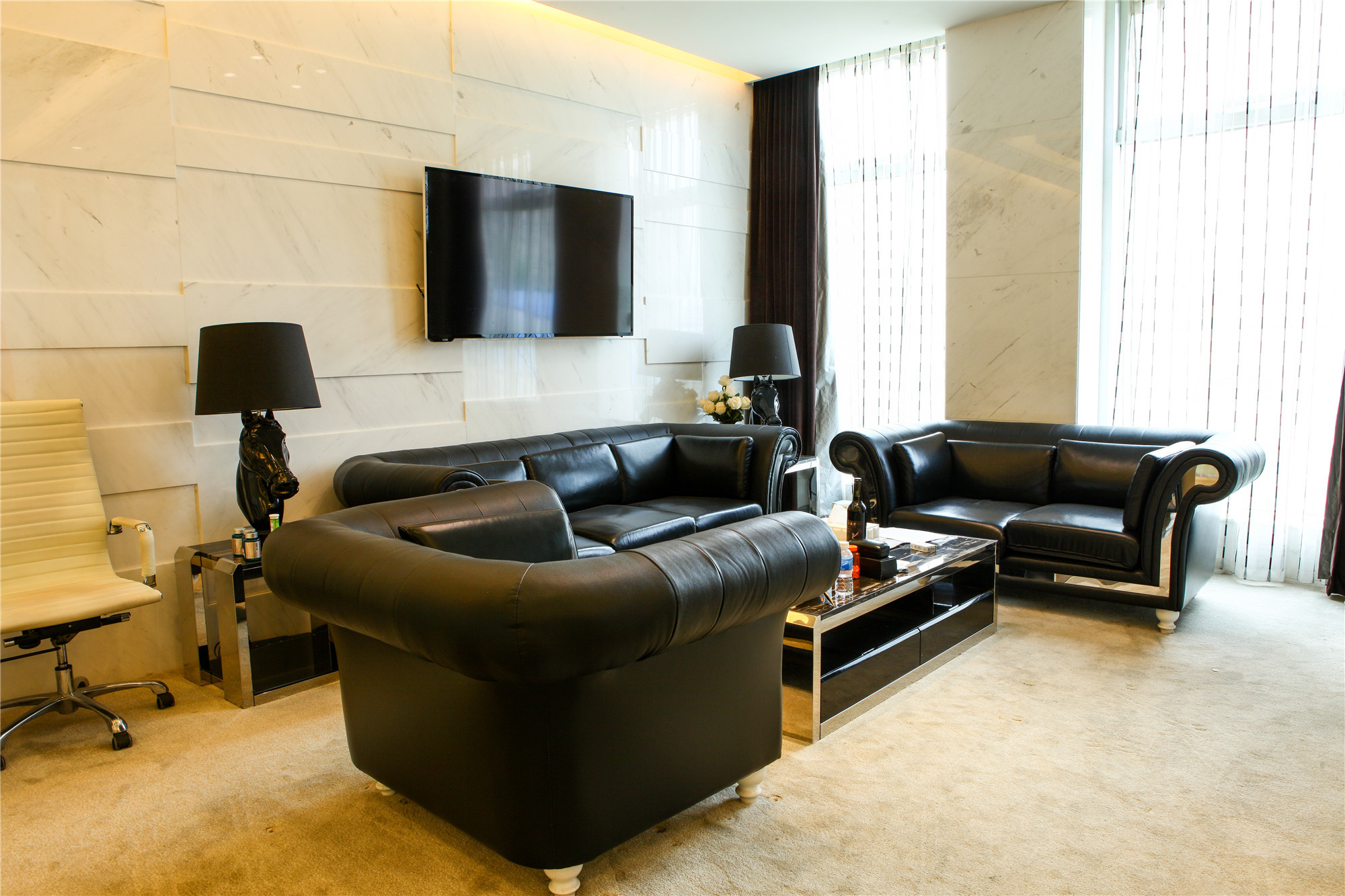 時尚大氣辦公室裝修設計-第3張圖片-上海古都建筑設計集團 時尚大氣辦公室裝修設計-第3張圖片-上海古都建筑設計集團