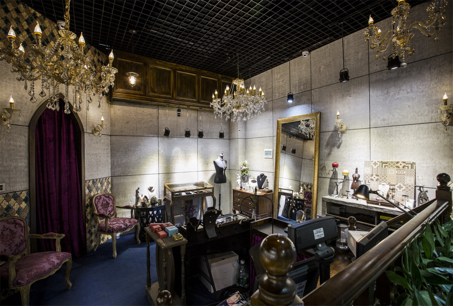 奢華珠寶店裝修設計-第1張圖片-上海古都建筑設計集團 奢華珠寶店裝修設計-第1張圖片-上海古都建筑設計集團