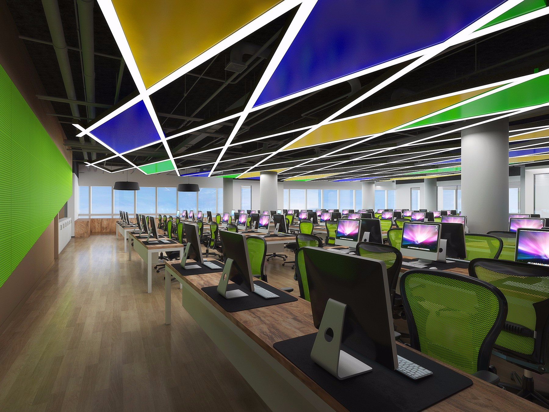 現(xiàn)代科技風(fēng)格辦公室裝修設(shè)計(jì)-第3張圖片-上海古都建筑設(shè)計(jì)集團(tuán) 現(xiàn)代科技風(fēng)格辦公室裝修設(shè)計(jì)-第3張圖片-上海古都建筑設(shè)計(jì)集團(tuán)