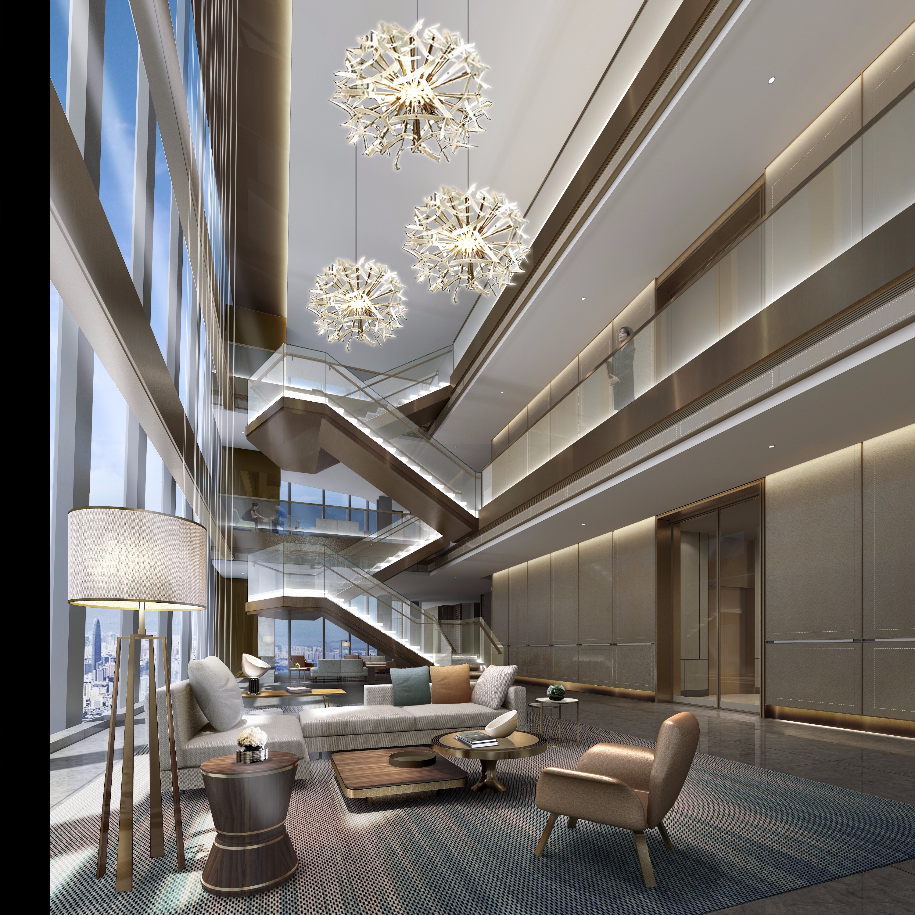 嘉定區(qū)辦公樓大廳裝修設(shè)計(jì)-第3張圖片-上海古都建筑設(shè)計(jì)集團(tuán) 嘉定區(qū)辦公樓大廳裝修設(shè)計(jì)-第3張圖片-上海古都建筑設(shè)計(jì)集團(tuán)