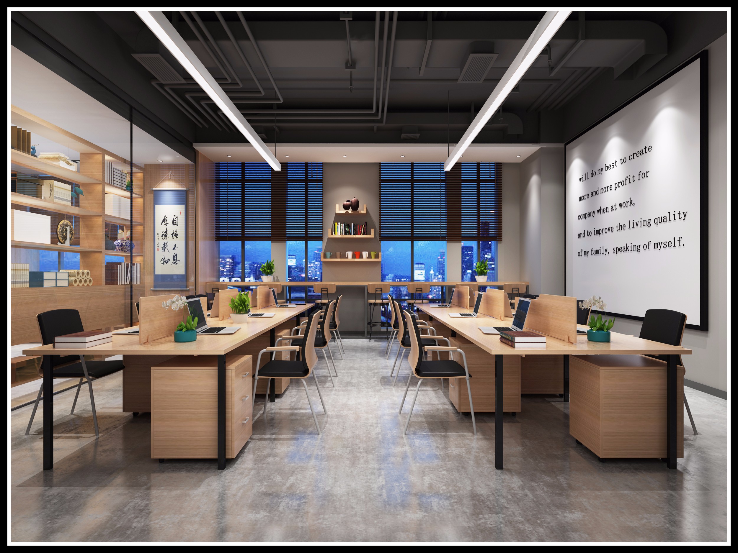 浦東新區(qū)奢華工業(yè)風辦公室裝修設計-第4張圖片-上海古都建筑設計集團 浦東新區(qū)奢華工業(yè)風辦公室裝修設計-第4張圖片-上海古都建筑設計集團