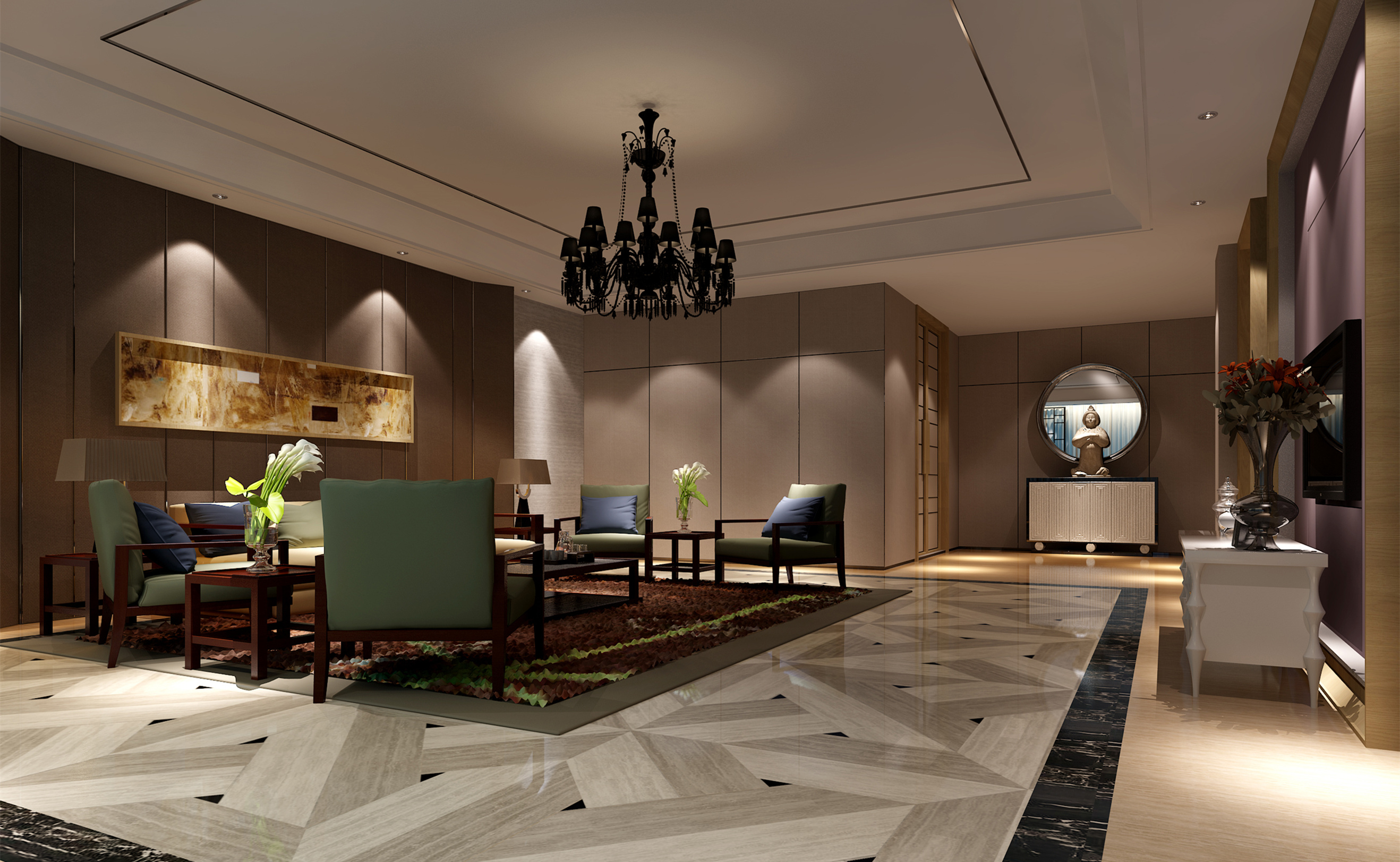 古典風格辦公室裝修設計-第4張圖片-上海古都建筑設計集團 古典風格辦公室裝修設計-第4張圖片-上海古都建筑設計集團