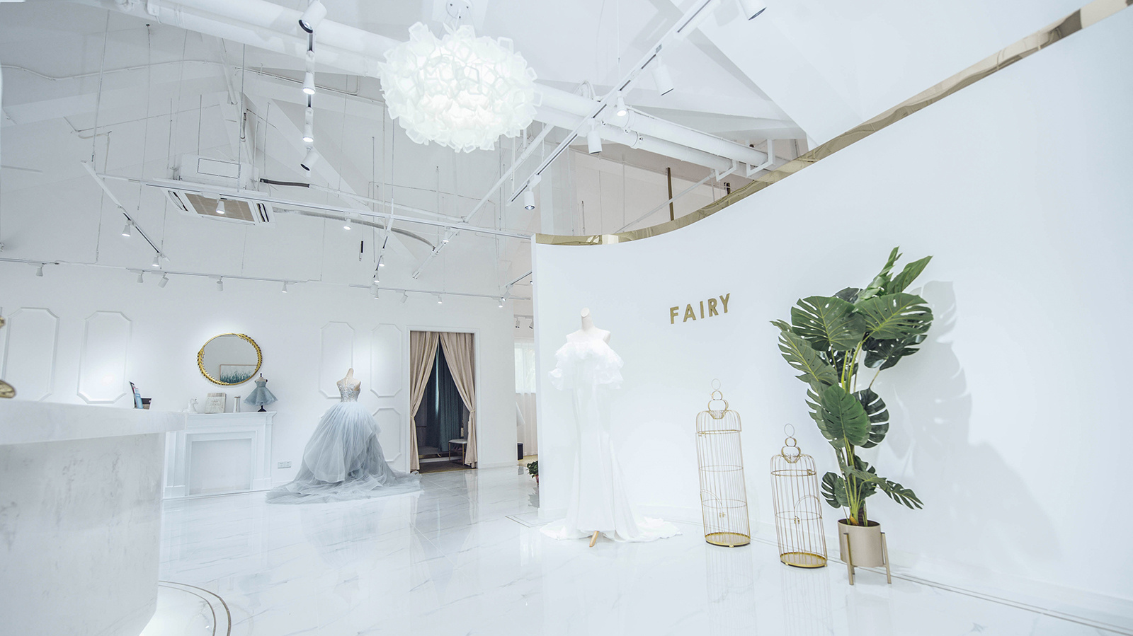 輕奢風格婚紗店裝修設計-第5張圖片-上海古都建筑設計集團 輕奢風格婚紗店裝修設計-第5張圖片-上海古都建筑設計集團