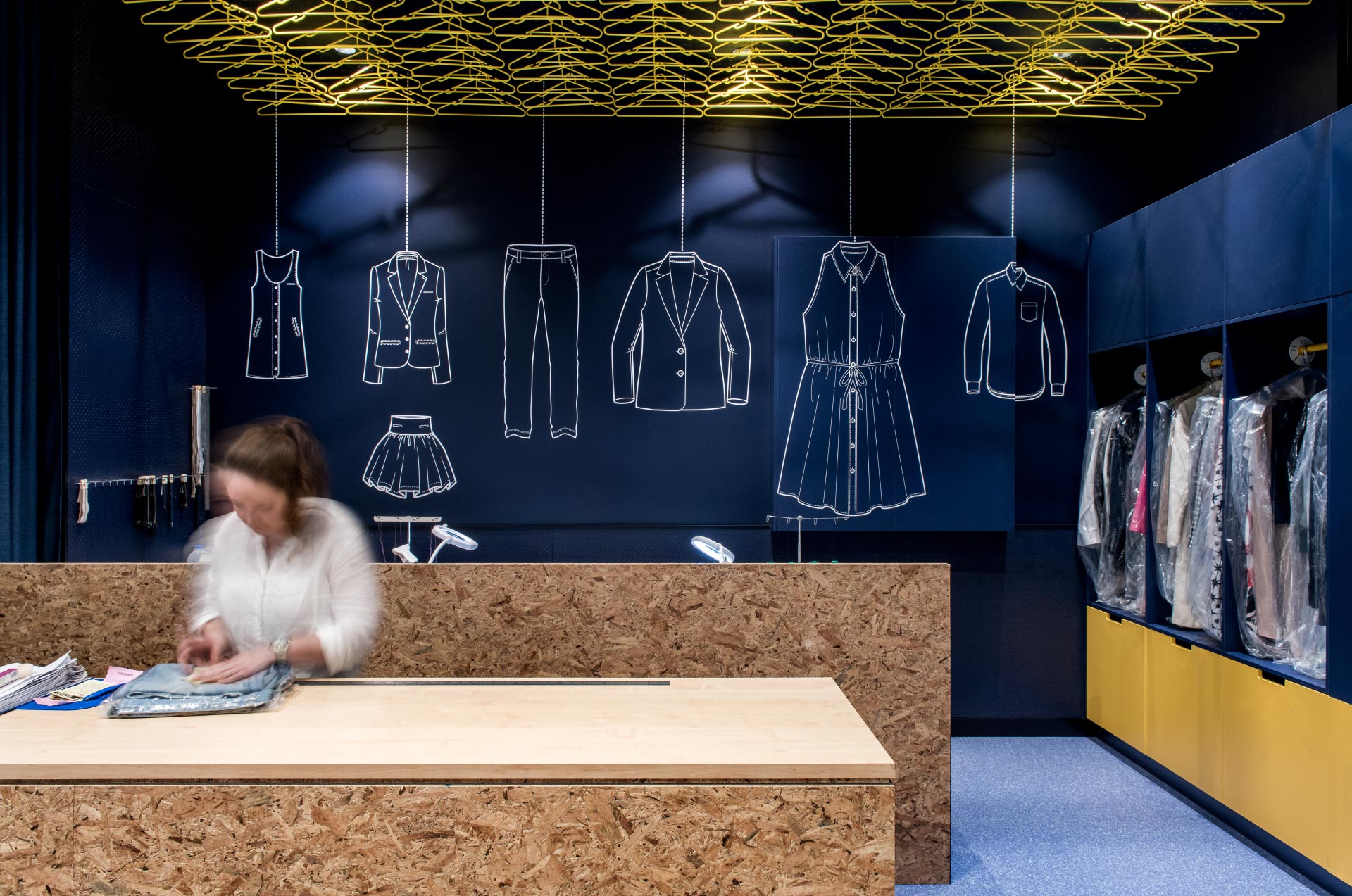 清新藍(lán)調(diào)干洗店裝修設(shè)計(jì)-第6張圖片-上海古都建筑設(shè)計(jì)集團(tuán) 清新藍(lán)調(diào)干洗店裝修設(shè)計(jì)-第6張圖片-上海古都建筑設(shè)計(jì)集團(tuán)