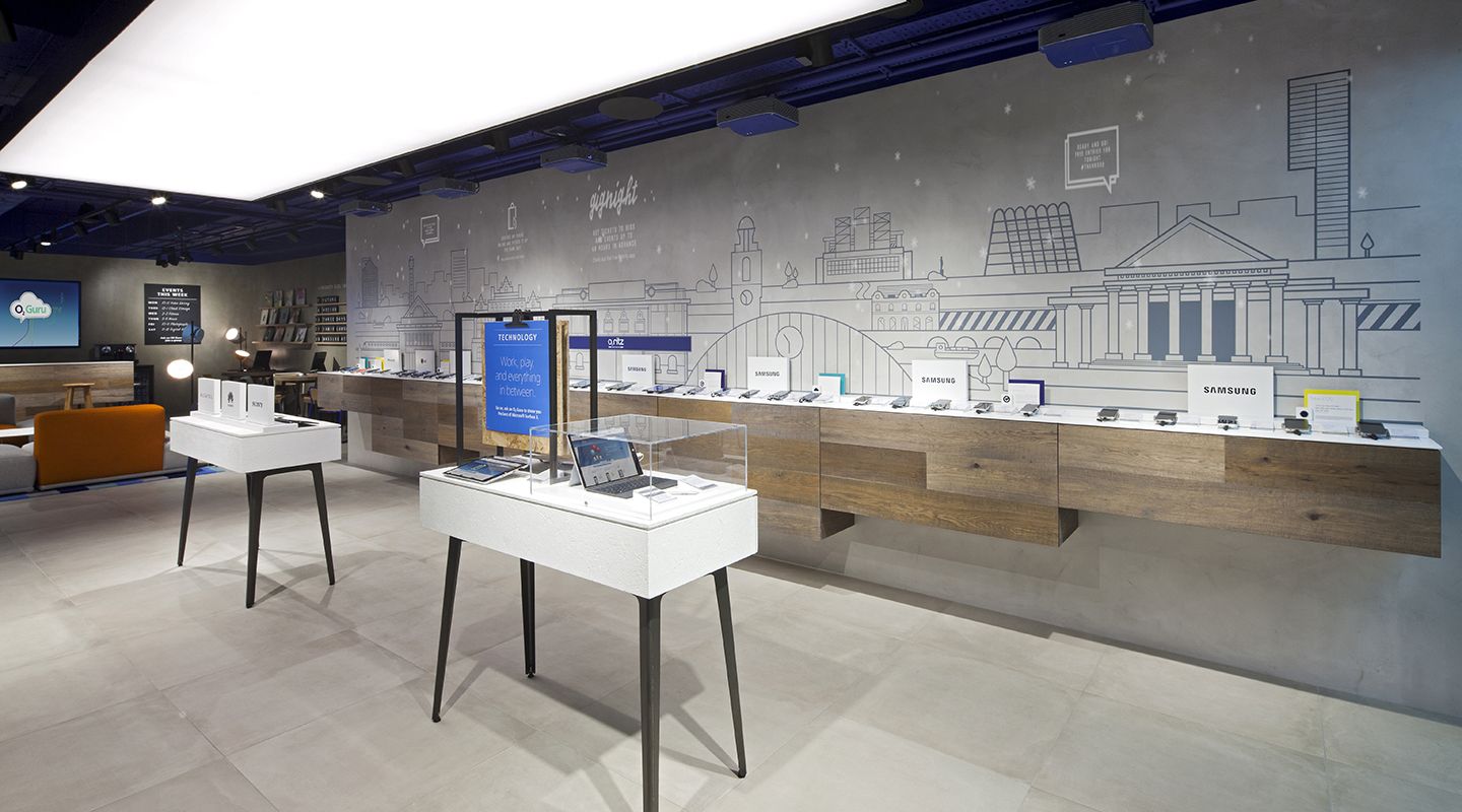 工業風格手機店裝修設計-第7張圖片-上海古都建筑設計集團 工業風格手機店裝修設計-第7張圖片-上海古都建筑設計集團