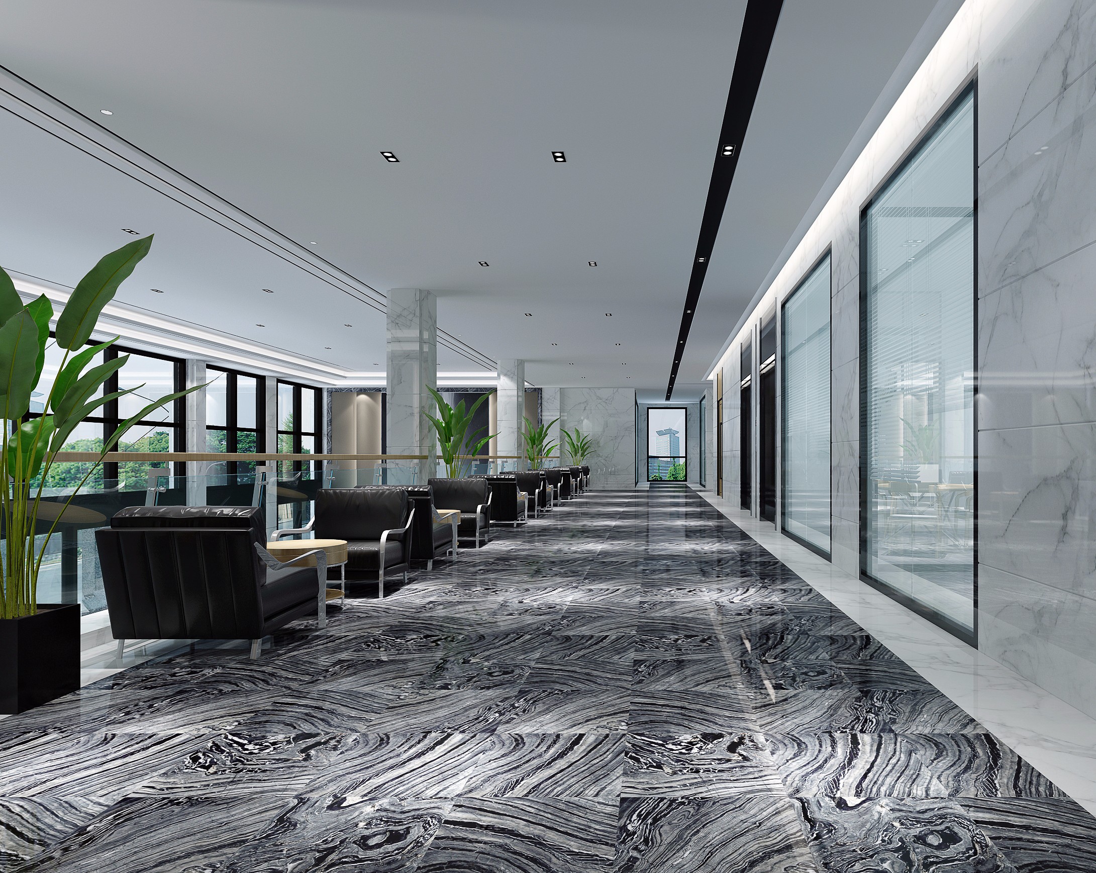 現代時尚科技辦公室裝修-第2張圖片-上海古都建筑設計集團 現代時尚科技辦公室裝修-第2張圖片-上海古都建筑設計集團