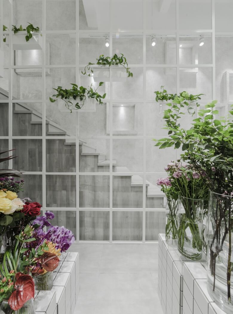 清新簡約花藝店裝修設計-第3張圖片-上海古都建筑設計集團 清新簡約花藝店裝修設計-第3張圖片-上海古都建筑設計集團