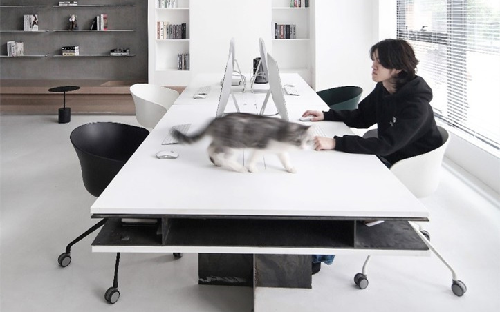 工業建筑風格辦公室裝修設計效果圖-第1張圖片-上海古都建筑設計集團 工業建筑風格辦公室裝修設計效果圖-第1張圖片-上海古都建筑設計集團