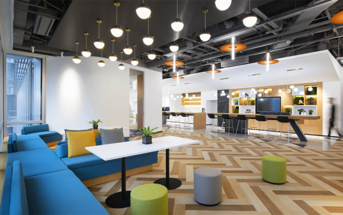 時尚科技公司辦公室裝修設計-第4張圖片-上海古都建筑設計集團 時尚科技公司辦公室裝修設計-第4張圖片-上海古都建筑設計集團