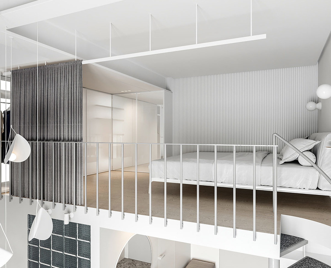 復式小公寓樓裝修設計-第3張圖片-上海古都建筑設計集團 復式小公寓樓裝修設計-第3張圖片-上海古都建筑設計集團