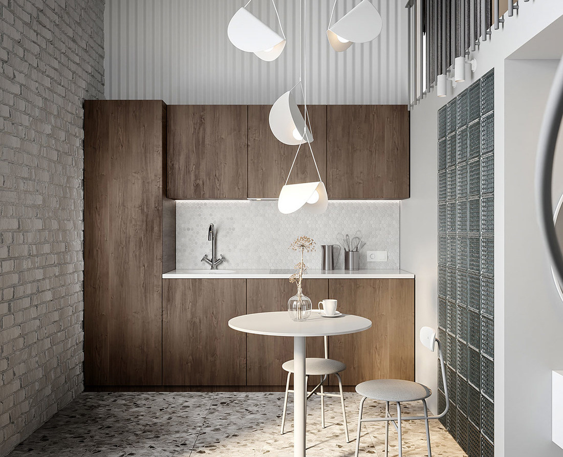 復式小公寓樓裝修設計-第2張圖片-上海古都建筑設計集團 復式小公寓樓裝修設計-第2張圖片-上海古都建筑設計集團