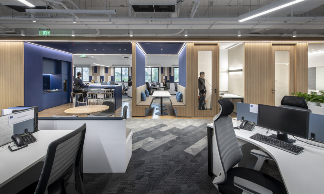 公共科技風格辦公室裝修設計-第1張圖片-上海古都建筑設計集團 公共科技風格辦公室裝修設計-第1張圖片-上海古都建筑設計集團