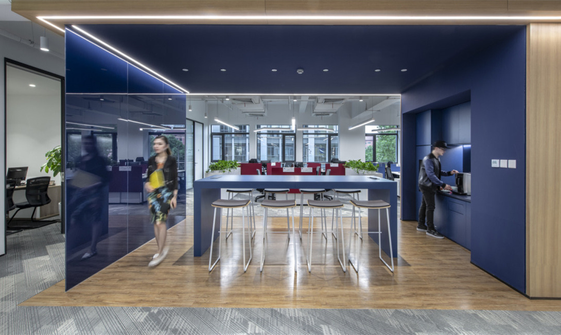 公共科技風格辦公室裝修設計-第4張圖片-上海古都建筑設計集團 公共科技風格辦公室裝修設計-第4張圖片-上海古都建筑設計集團