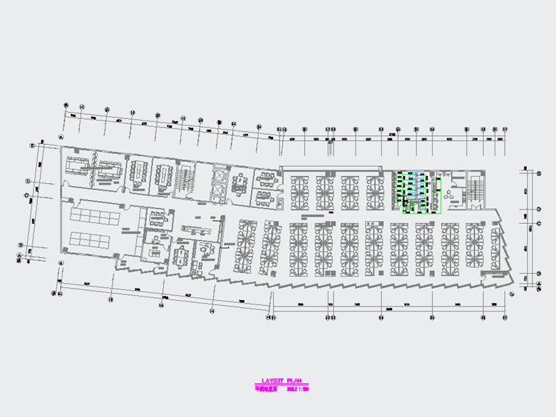 松江2000平車間加辦公室設計布局方案-第1張圖片-上海古都建筑設計集團 松江2000平車間加辦公室設計布局方案-第1張圖片-上海古都建筑設計集團