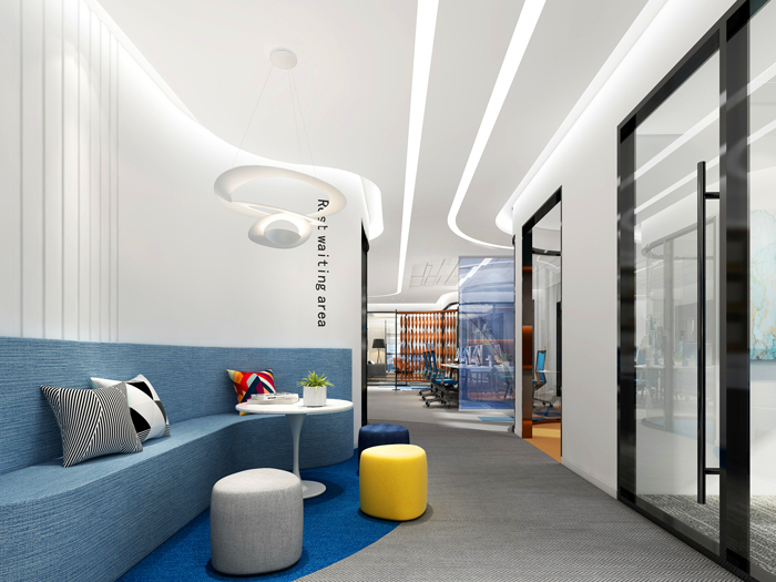 4300平米醫療公司辦公空間設計布局-第5張圖片-上海古都建筑設計集團 4300平米醫療公司辦公空間設計布局-第5張圖片-上海古都建筑設計集團