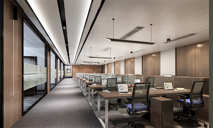 920平新中式風格辦公室設計方案-第2張圖片-上海古都建筑設計集團 920平新中式風格辦公室設計方案-第2張圖片-上海古都建筑設計集團