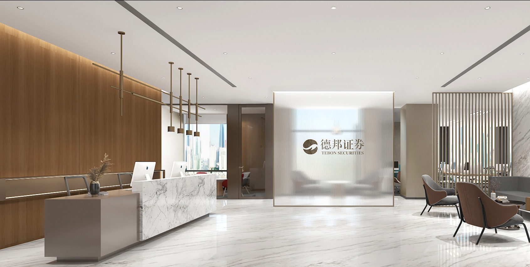 2100平金融機構辦公室設計布局方案-第6張圖片-上海古都建筑設計集團