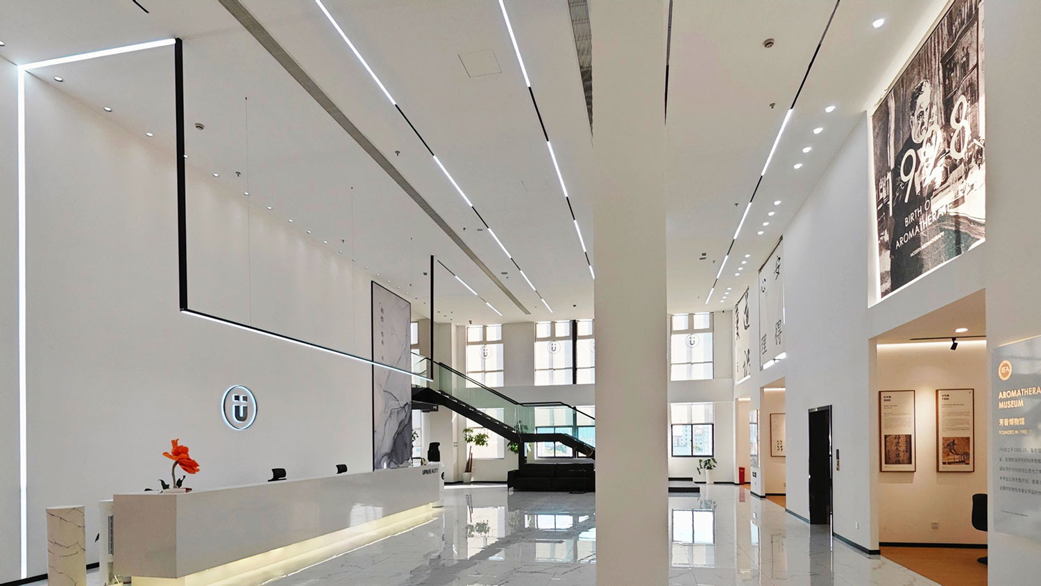 虹口1900生物科技公司辦公場所裝潢設計-第2張圖片-上海古都建筑設計集團 虹口1900生物科技公司辦公場所裝潢設計-第2張圖片-上海古都建筑設計集團